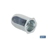 TUERCAS REMACHABLES HEXAGONAL CABEZA REDUCIDA ACERO M10
