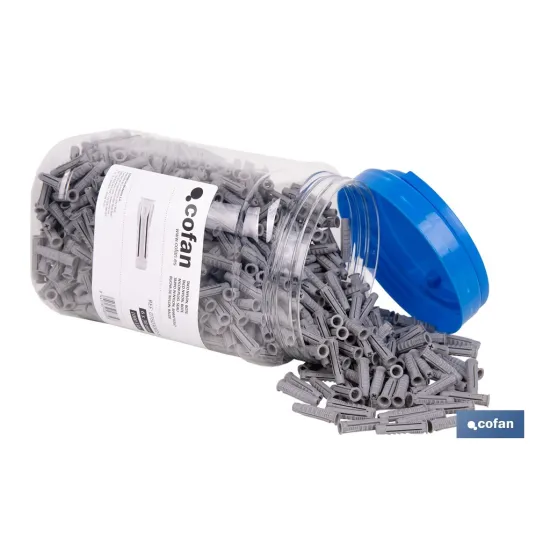 TACO NYLON PA-6 M-6X30 BOTE DE 1.000 UDS.