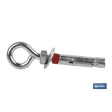 ANCLAJE METALICO C/ARGOLLA 6/8X45 Venta unitaria