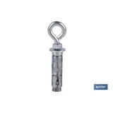 ANCLAJE ZAMAK HPM M8 X 50 CON ARGOLLA