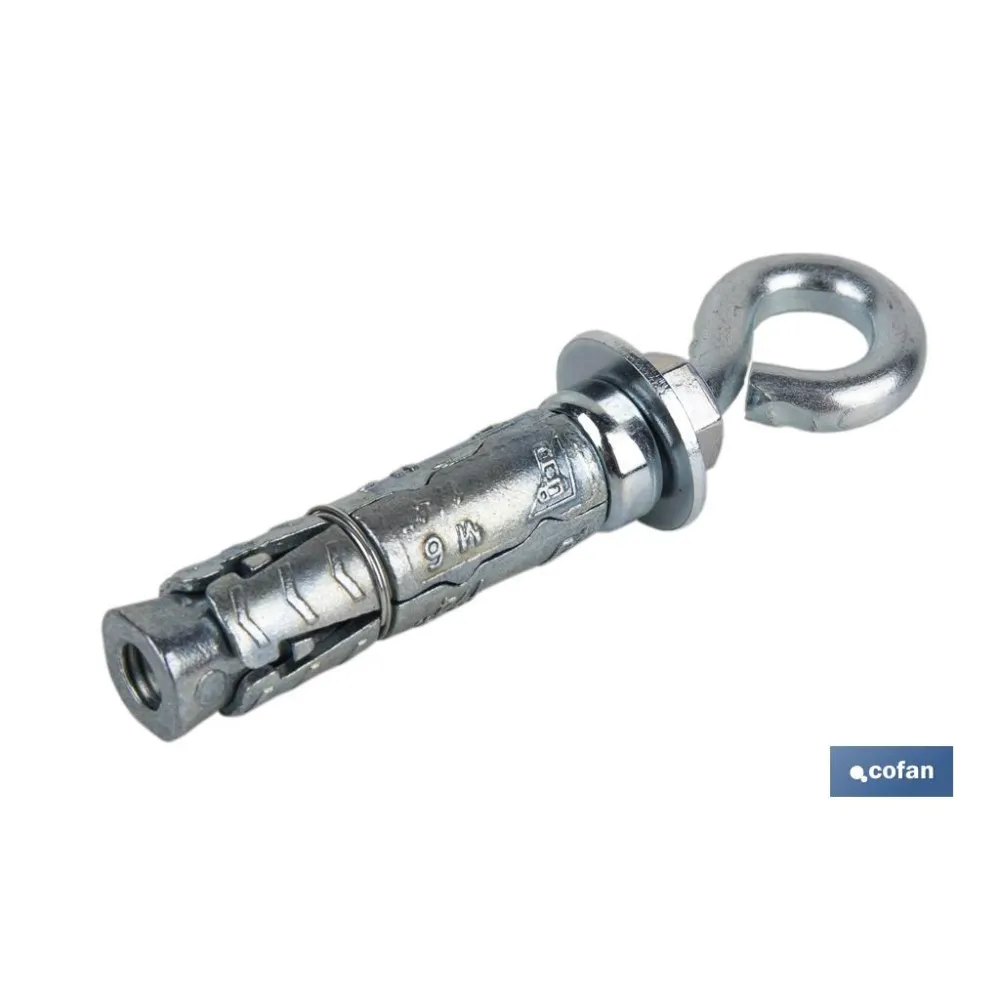 ANCLAJE ZAMAK HPM M8 X 50 CON ARGOLLA