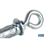 ANCLAJE ZAMAK HPM M8 X 50 CON ARGOLLA