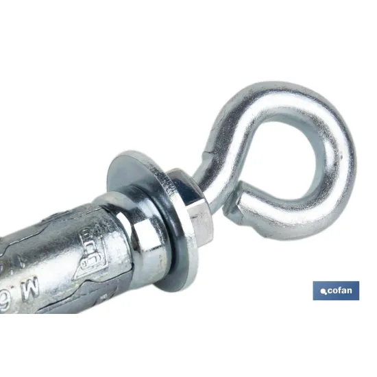 ANCLAJE ZAMAK HPM M10 X 56 CON ARGOLLA Venta unitaria