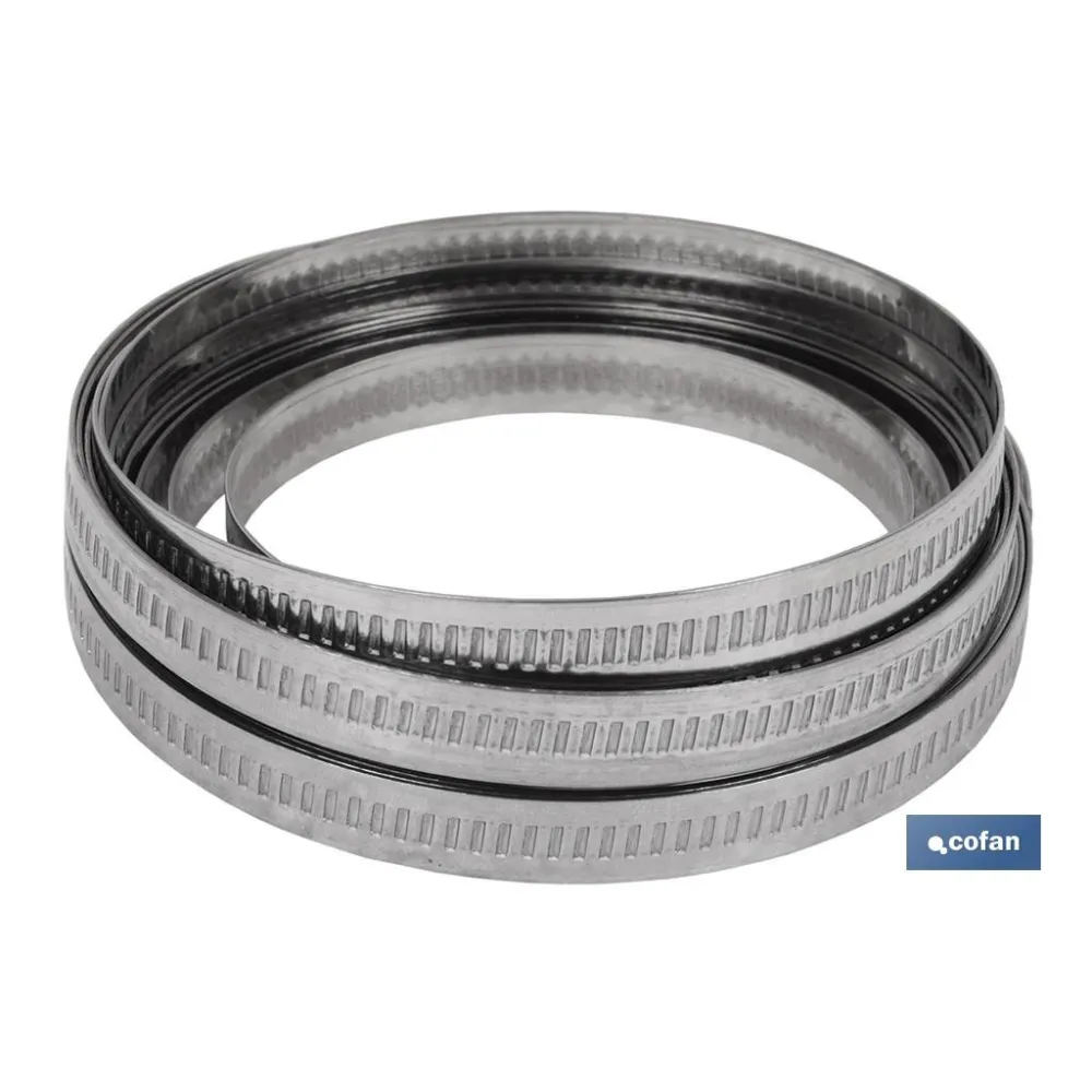 ABRAZADERA CONTINUA INOX PARA CORTAR EN 30 MTS (9 MM)