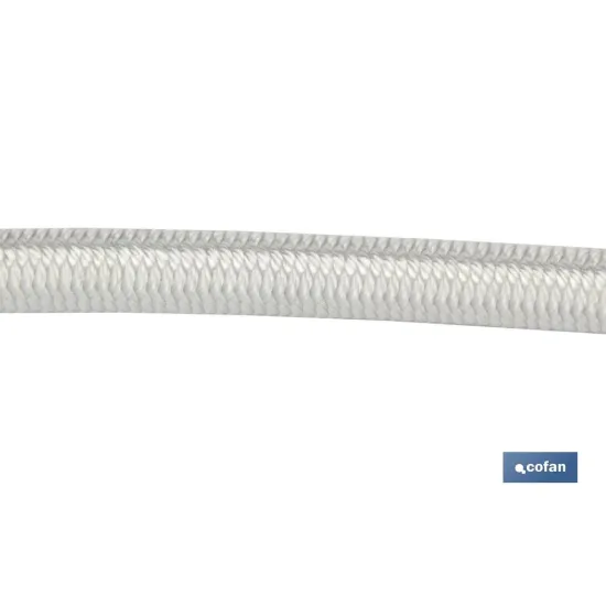 MADEJA CUERDA ELÁSTICA 6MM 10M BLANCO