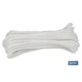 MADEJA CORDÓN POLIÉSTER REFORZADO 5 MM 5 M BLANCO
