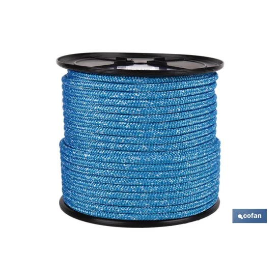 CARRETE DRIZA NÁUTICA 14 MM 100 M AZUL