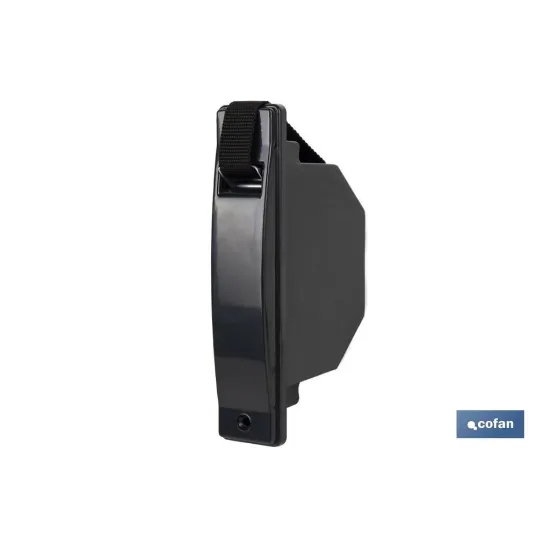 RECOGEDOR CINTA PERSIANA COMPACTO NEGRO 14 MM