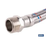 CONEXIÓN FLEXIBLE INOX PARA TERMO M1/2 - H3/4 50 CM.