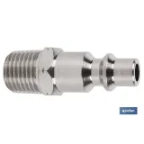 CONECTOR AIRE ROSCA MACHO 1/4