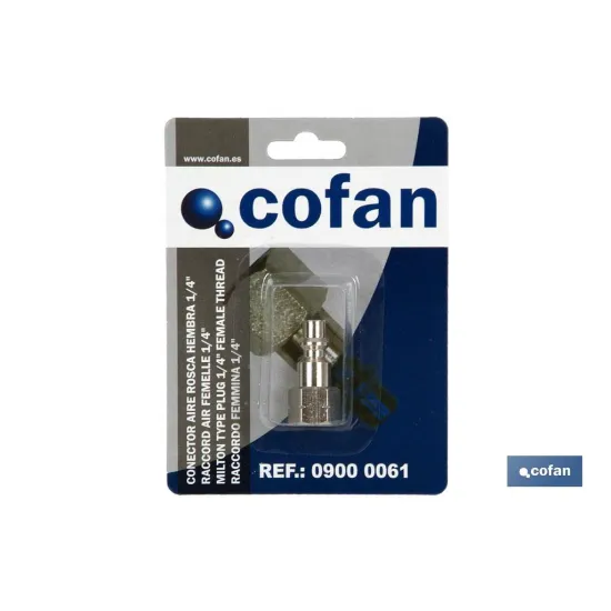 CONECTOR AIRE ROSCA HEMBRA 3/8