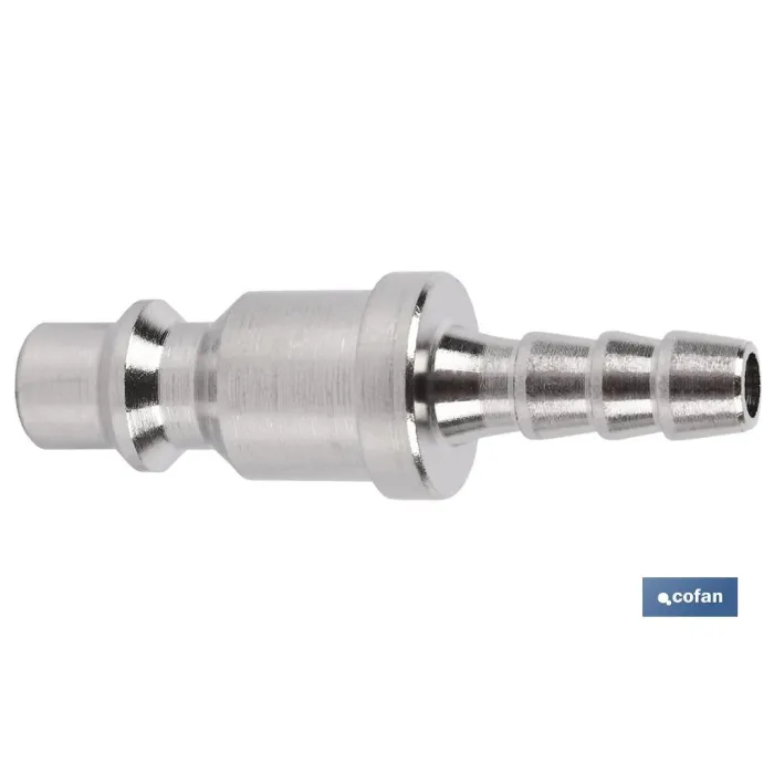 CONECTOR AIRE CON ESPIGA TUBO 8 MM