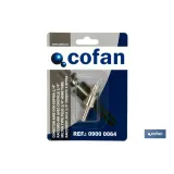CONECTOR AIRE CON ESPIGA TUBO 12 MM