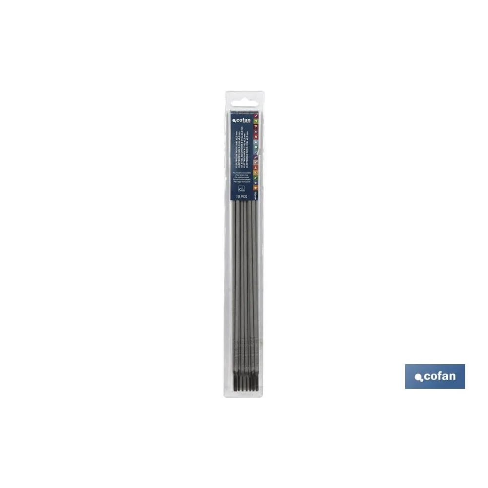 BLÍSTER ELECTRODOS INOX E-316L ø2,5 mm 10 UDS