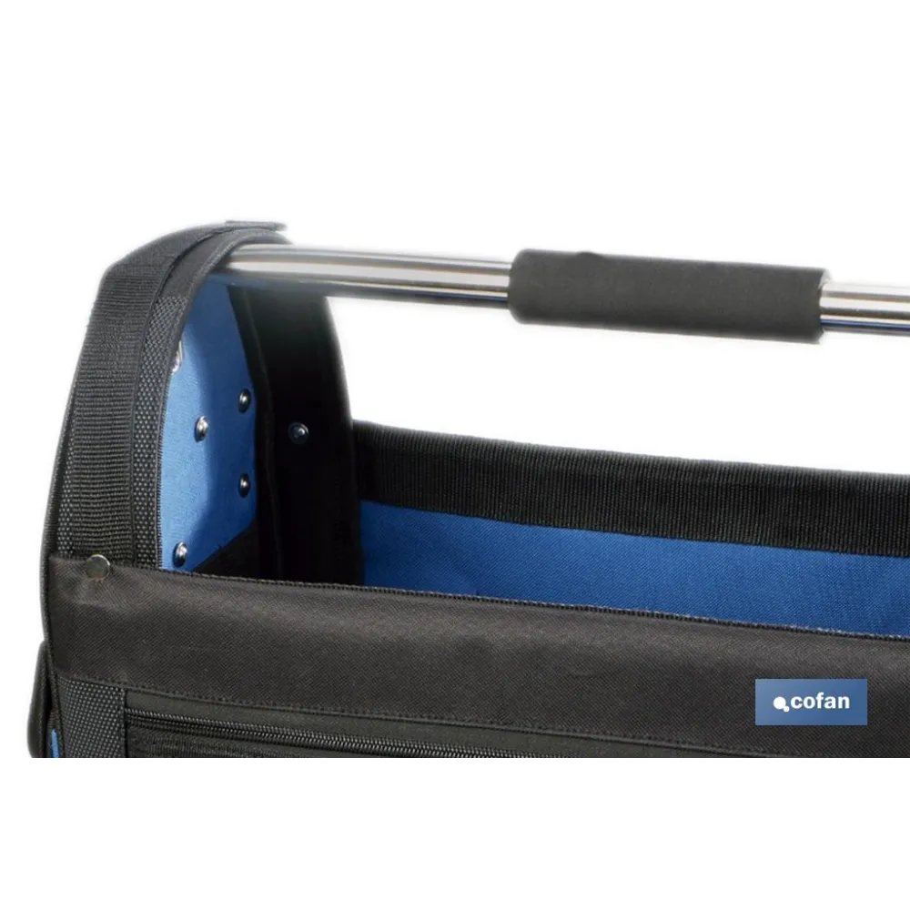 BOLSA PORTAHERRAMIENTAS ABIERTA 49 X 25 X 35 CM