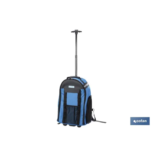 MOCHILA PORTAHERRAMIENTAS CON RUEDAS 35 x 20 x 55 CM