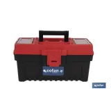 CAJA DE HERRAMIENTAS SEMIPROFESIONAL 360 X 193 X 186 MM