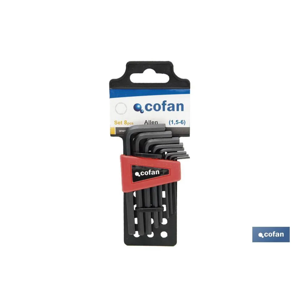 SET LLAVES HEXAG. 8 Uds. (1,5-6)
