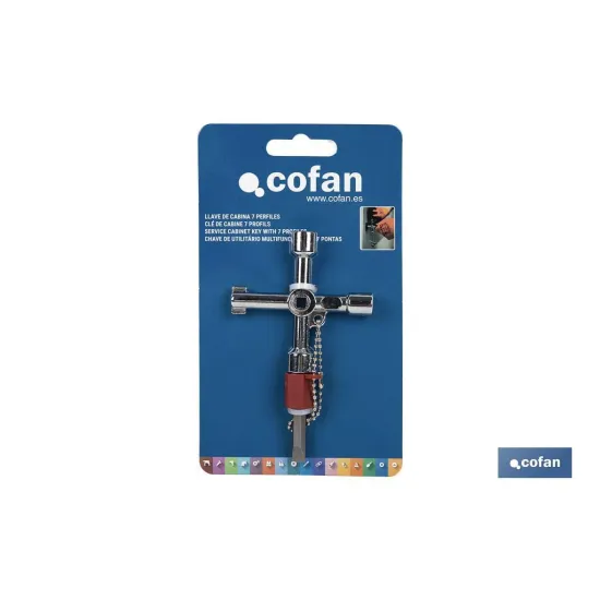 LLAVE DE CABINA 7 PERFILES