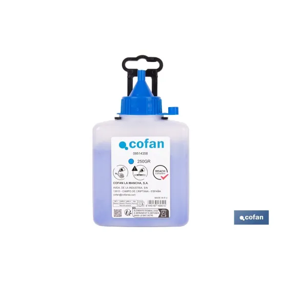 FRASCO DE POLVO AZUL 250 GRS