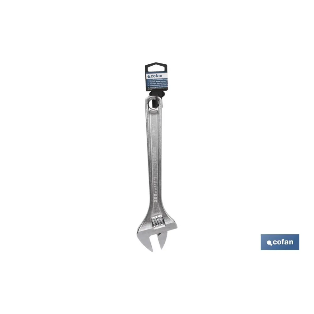 LLAVE AJUSTABLE MOLETA CENTRAL 8