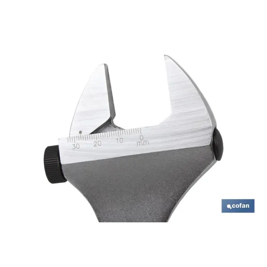 LLAVE AJUSTABLE MOLETA LATERAL 16