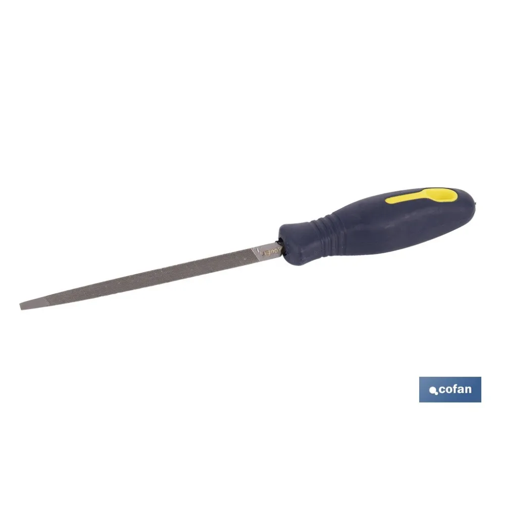 LIMA TRIANGULAR DELGADA 100mm EXTRAFINA