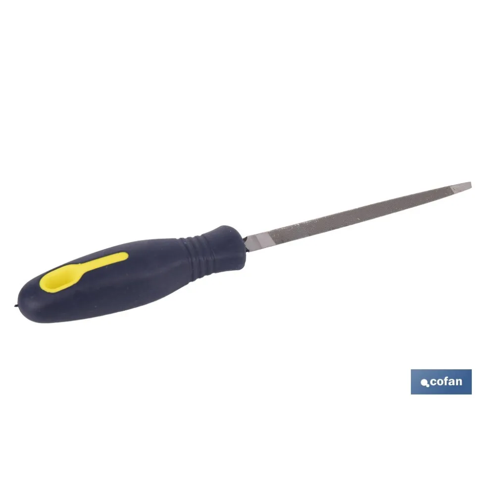 LIMA TRIANGULAR DELGADA 100mm EXTRAFINA