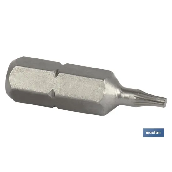 PUNTA DESTORNILL. TORX T-9, 25MM.