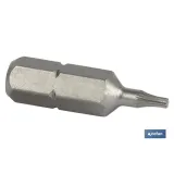 PUNTA DESTORNILL. TORX T-15, 25MM.