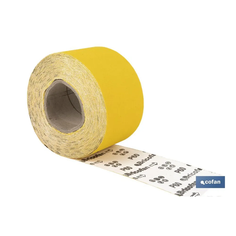 ROLLO LIJA DE PAPEL 100 X 25 M. G.60