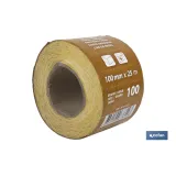 ROLLO LIJA DE PAPEL 100 X 25 M. G.100