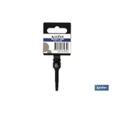VASO IMPACTO 1/4 TORX MACHO T-9