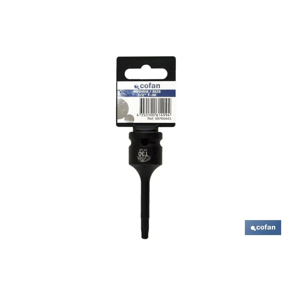 VASO IMPACTO 1/2 TORX MACHO T-27