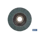 DISCO LAMINADO PROFESIONAL INCLINADO 115 MM. - GRANO 40 ZIRCONIO