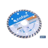 DISCO DIAM.TURBO PROFESIONAL 115MM.