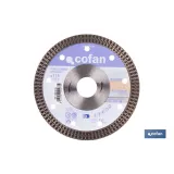 DISCO DIAMANTE PORCELANICO EXTRAFINO H-10mm, 115mm