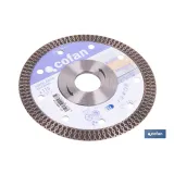 DISCO DIAMANTE PORCELANICO EXTRAFINO H-10mm, 115mm