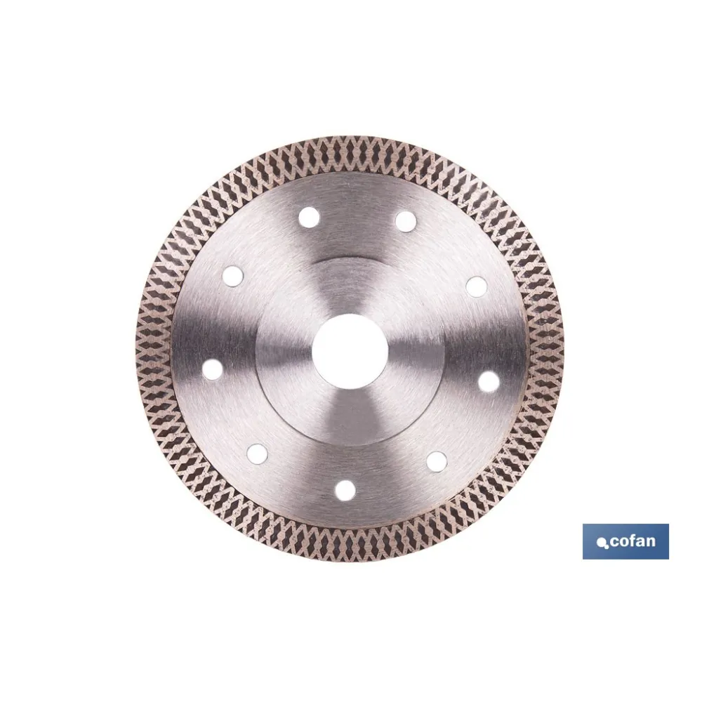 DISCO DIAMANTE PORCELANICO EXTRAFINO H-10mm, 125mm