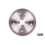 DISCO DIAMANTE PORCELANICO EXTRAFINO H-10mm, 125mm