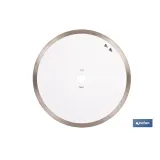 DISCO PORCELANICO MAQUINAS DE MESA 250mm - H25,4