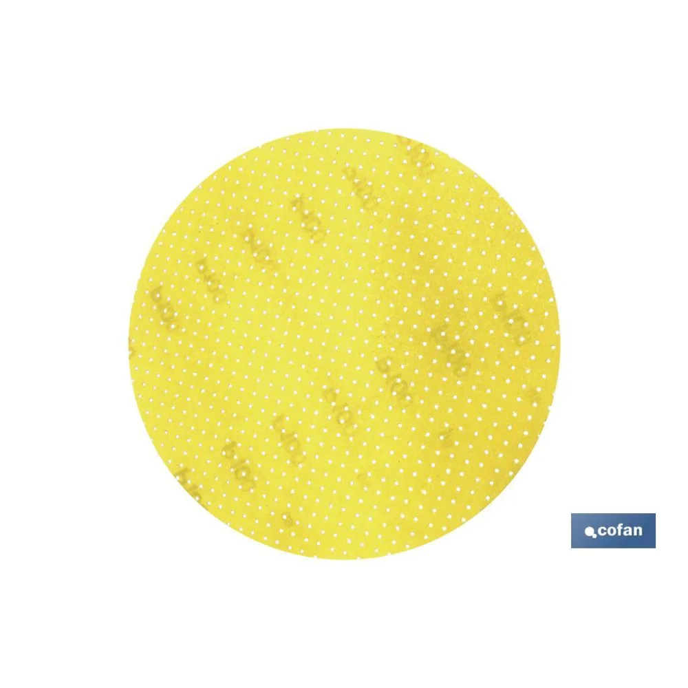 DISCO LIJA MICROPERFORADO ALTA CALIDAD C/VELCRO ø225 G-150