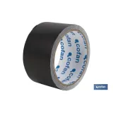 CINTA DE ALUMINIO NEGRA 30 MICRAS 50 MM X 10 M