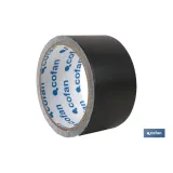 CINTA DE ALUMINIO NEGRA 30 MICRAS 50 MM X 10 M