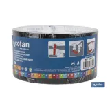 CINTA DE ALUMINIO NEGRA 30 MICRAS 50 MM X 10 M