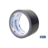 CINTA AMERICANA NEGRA 190 MICRAS 50 MM X 10 M