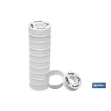 ROLLO 12 MTS CINTA PTFE DE 12mm X 0,076mm