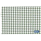 MALLA PLAST. CUADRADA JARDIN 5mm VERDE 1x25m