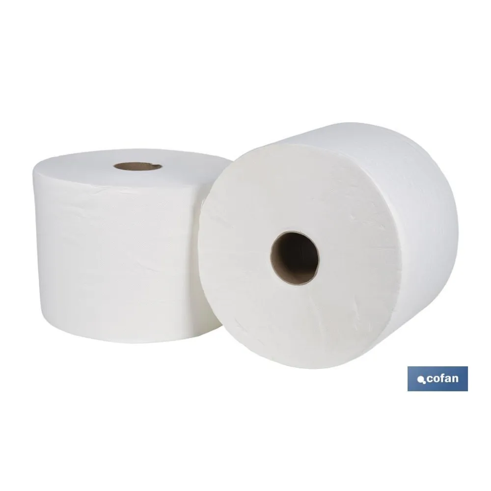 BOBINA CELULOSA EXTRA-LAMINADA VIRGEN 2 CAPAS 3K. 287 MT(2ROLLOS).