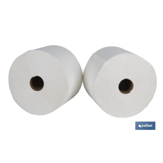 BOBINA CELULOSA EXTRA-LAMINADA VIRGEN 2 CAPAS 3K. 287 MT(2ROLLOS).